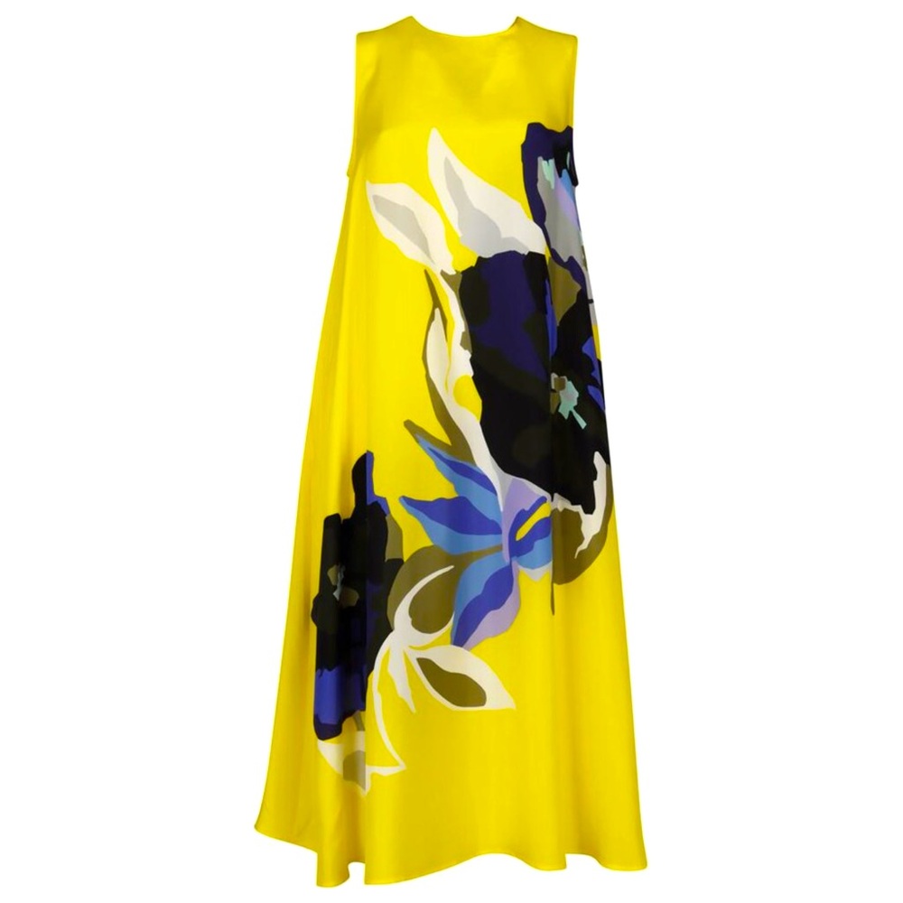 PSOPHIA Habotai 100% Silk Sleeveless Floral Dress Size Large
$515